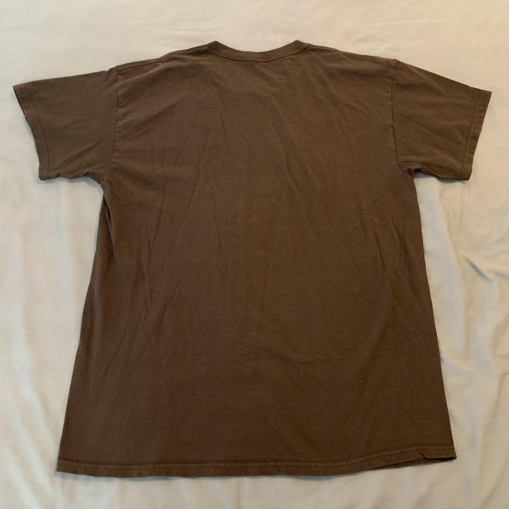 Pretty Vacant Skate Bear Shirt Mens Large Brown Vacant Skate Supply Graphic Tee - Picture 6 of 7